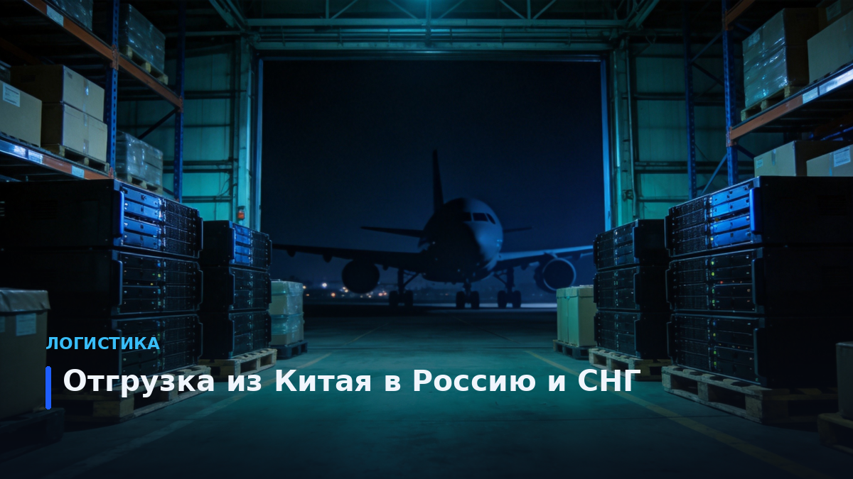 Логистика и отгрузка серверов из Китая в Россию и страны СНГ